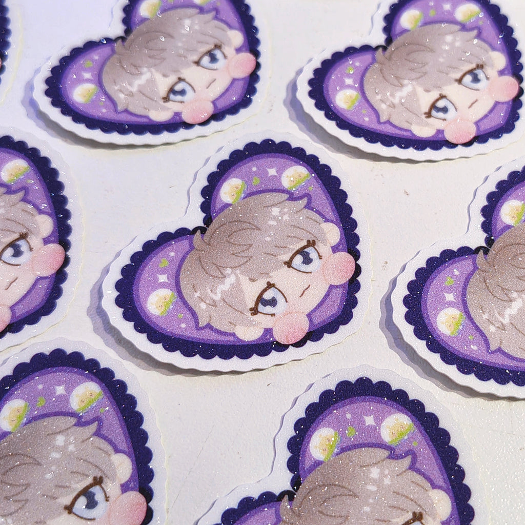 Love and Deepspace Xavier Glitter Frost Vinyl Sticker
