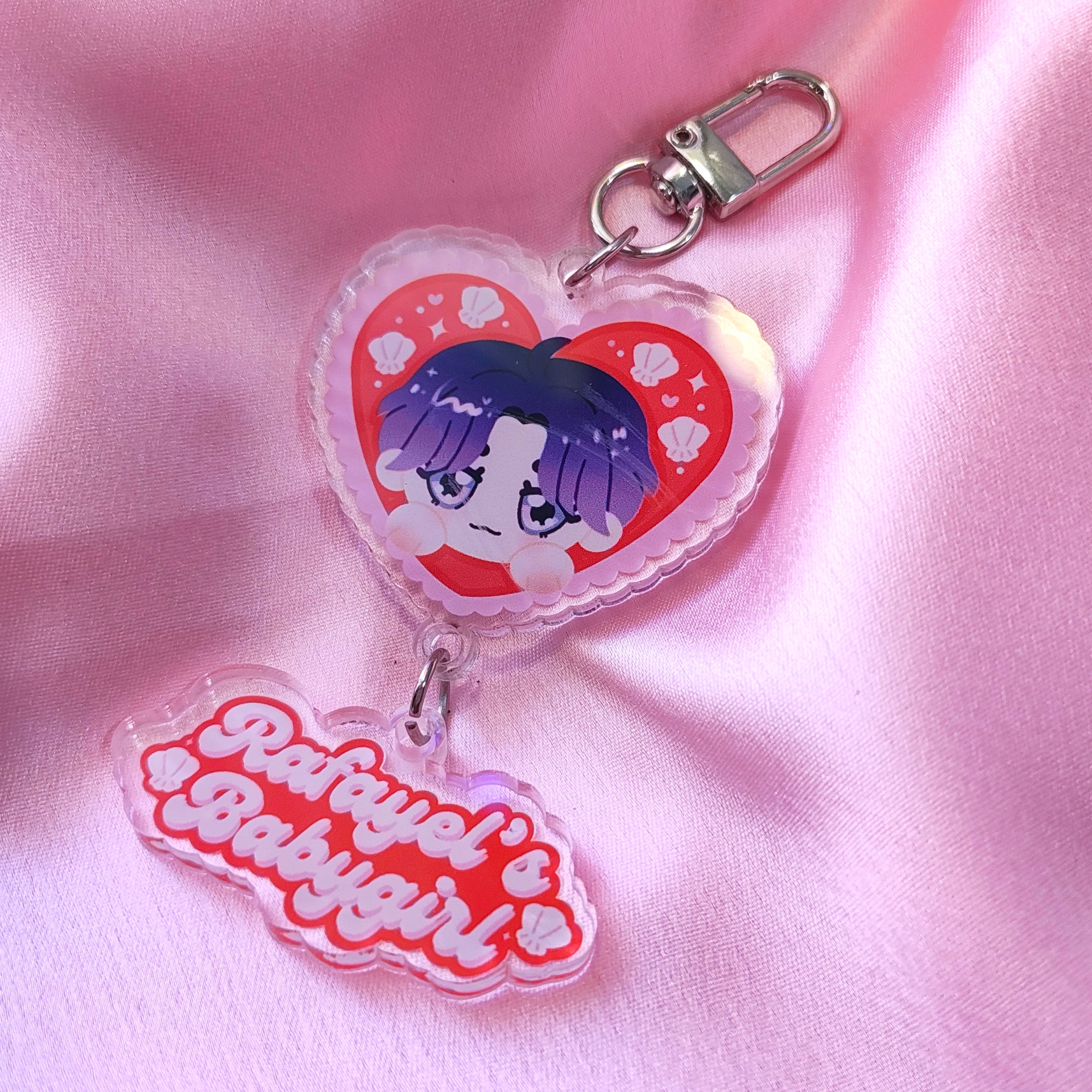 Love and Deepspace 🩷 Rafayel’s Babygirl Dangle Keychain ♡