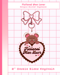 Fictional Men Lover Glitter Keychain