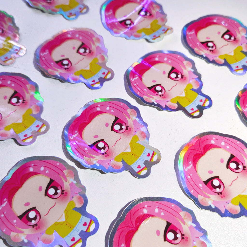 K-pop Demon Hunters: Saja Boys - Romance Holographic Vinyl Sticker