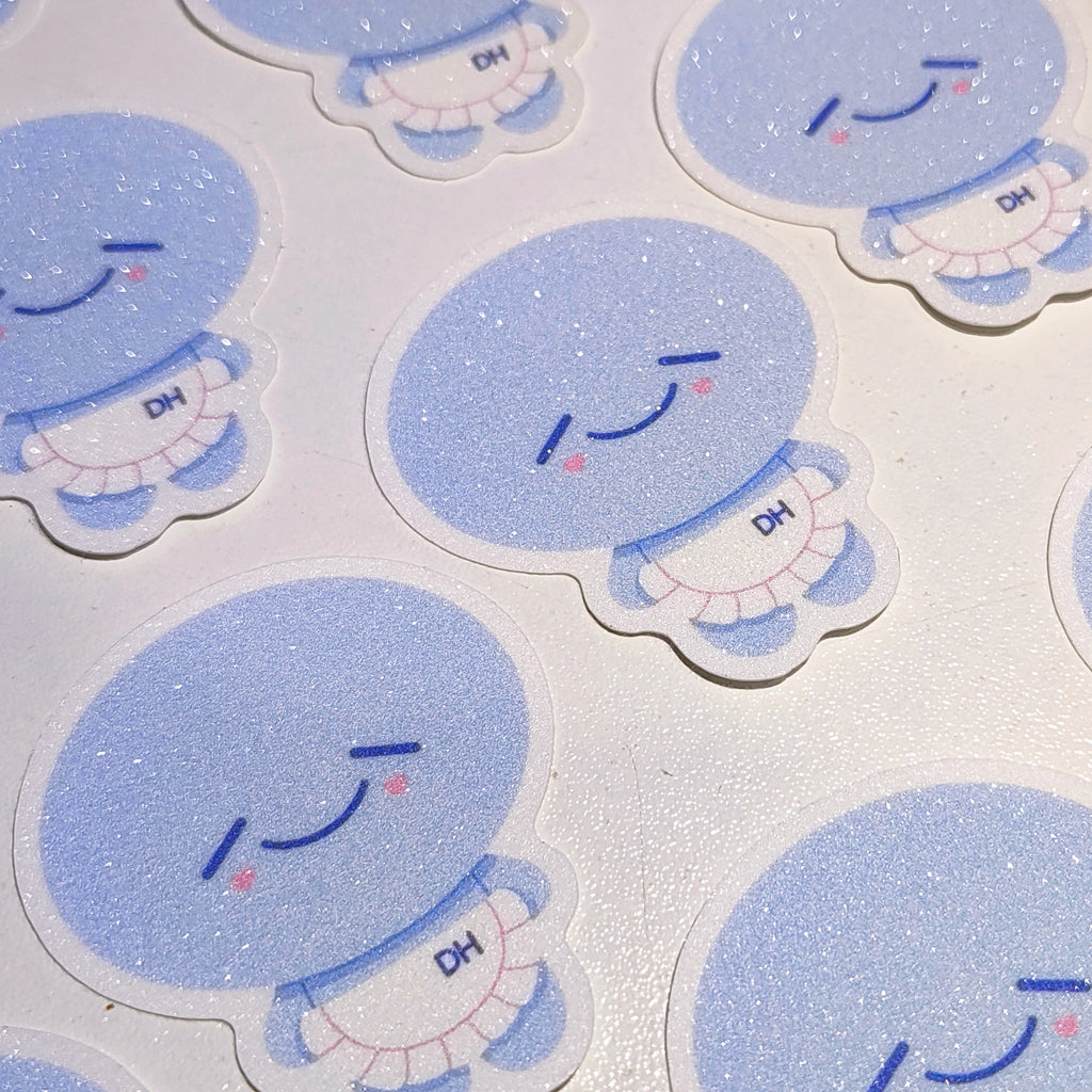 Super Junior D + E : Donghae Glitter Frost Vinyl Sticker