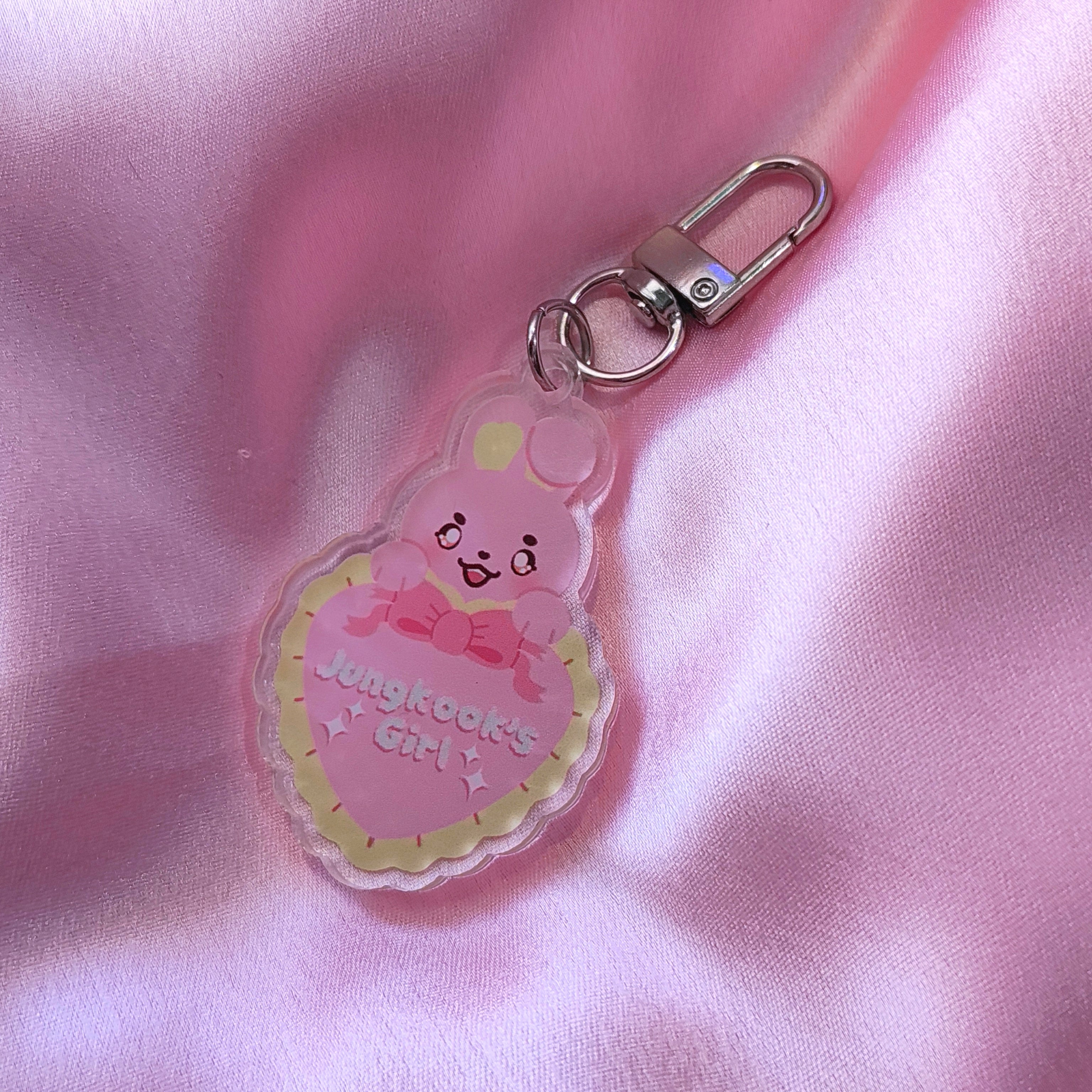 BTS’s Girl Heart Acrylic Keychains ♡