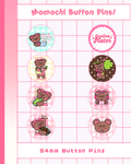Momochi Button Pins