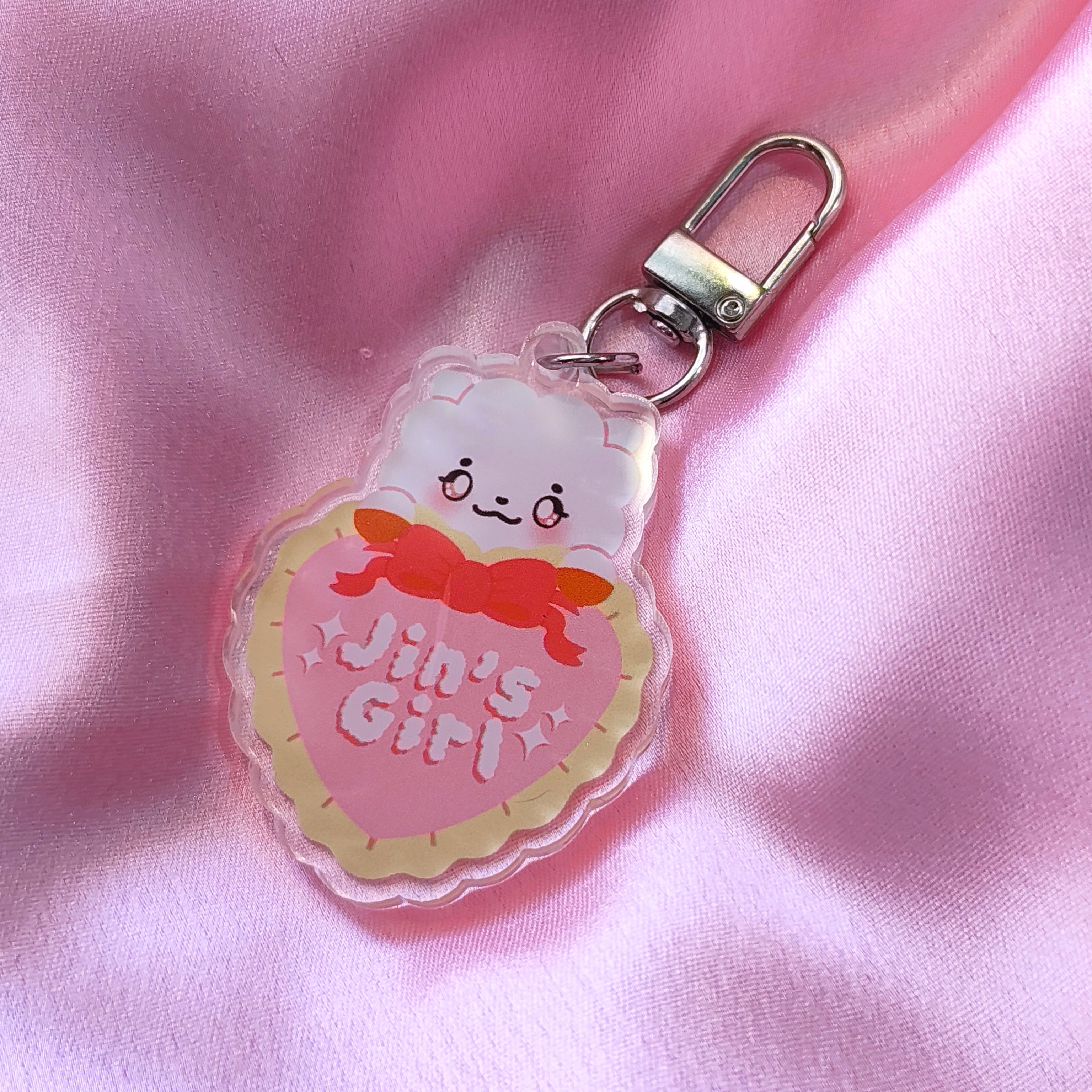 BTS’s Girl Heart Acrylic Keychains ♡