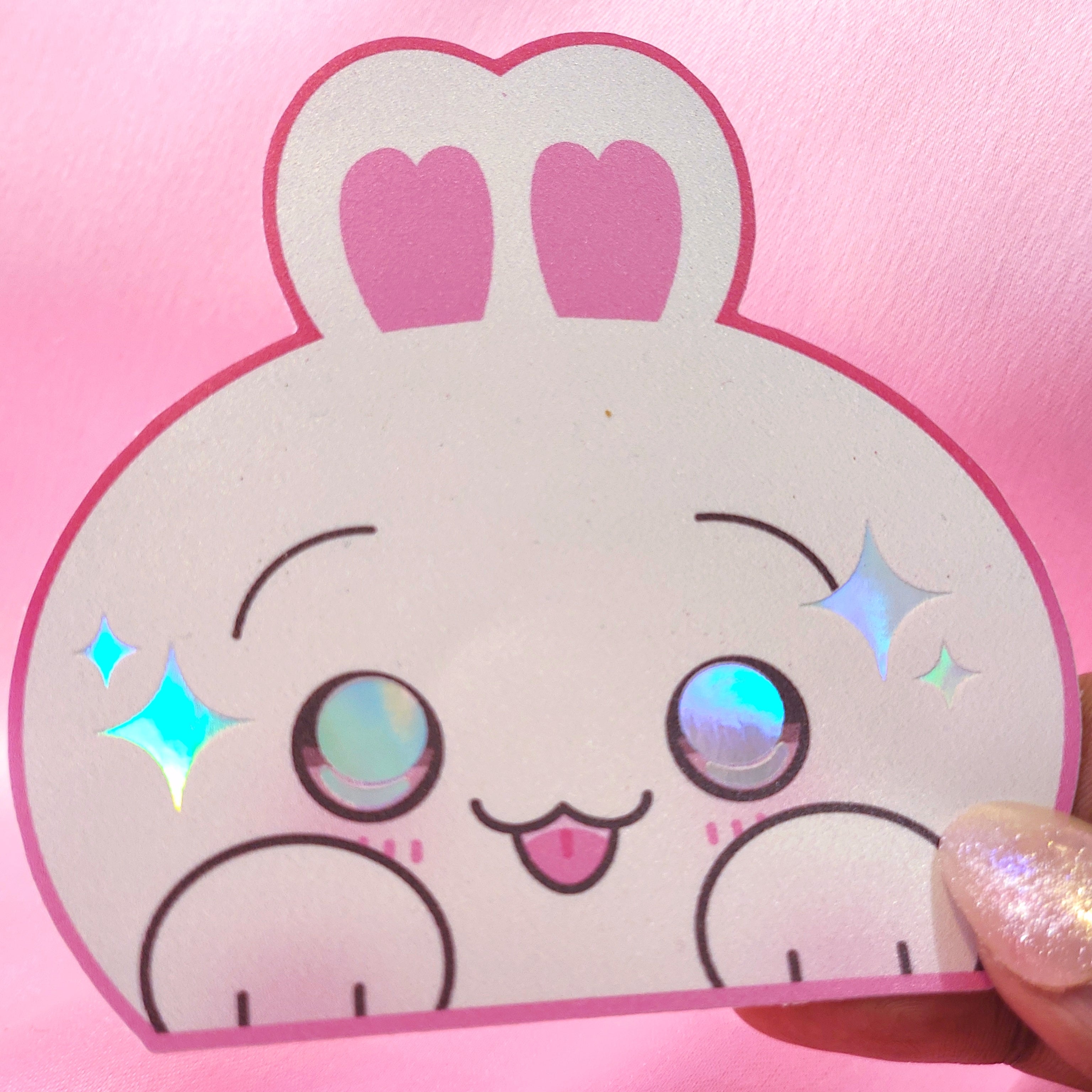 Usagi Peeker Sticker