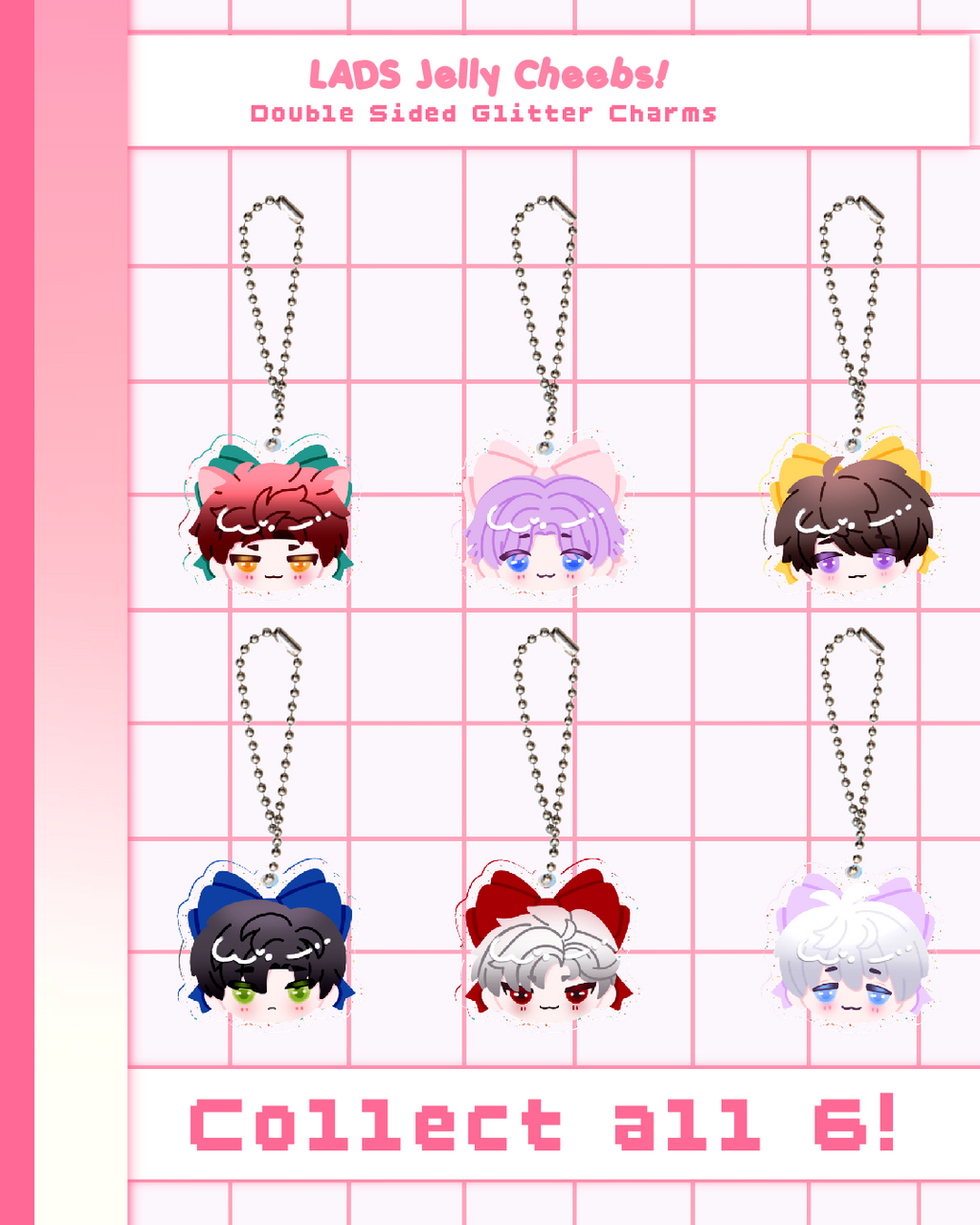 Love and Deepspace Jelly Cheeb Charms