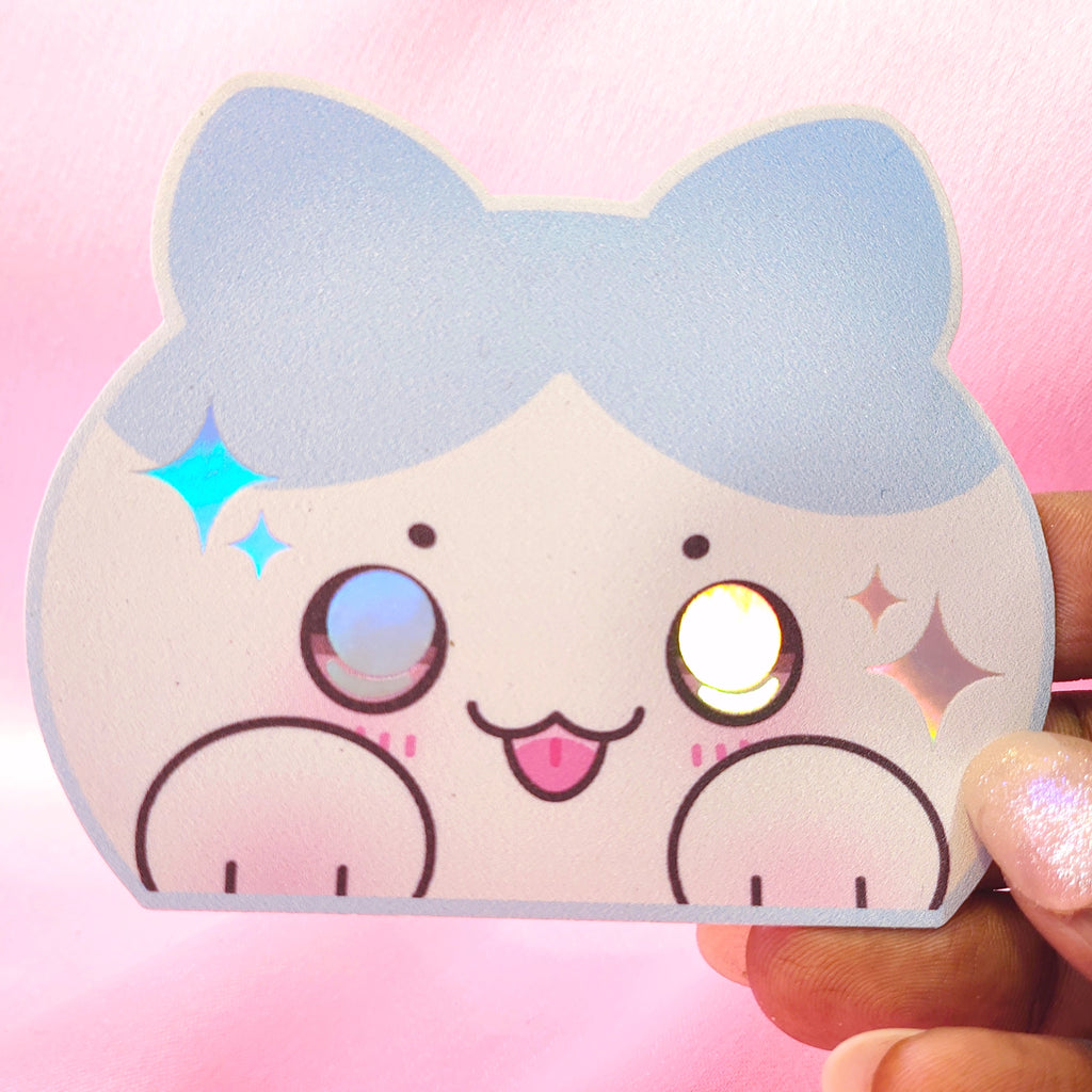 Hachiware Peeker Sticker
