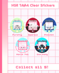 HSR TAMA Clear Stickers