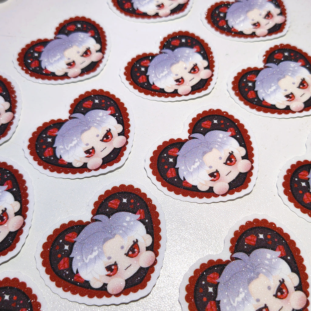 Love and Deepspace Sylus Glitter Frost Vinyl Sticker