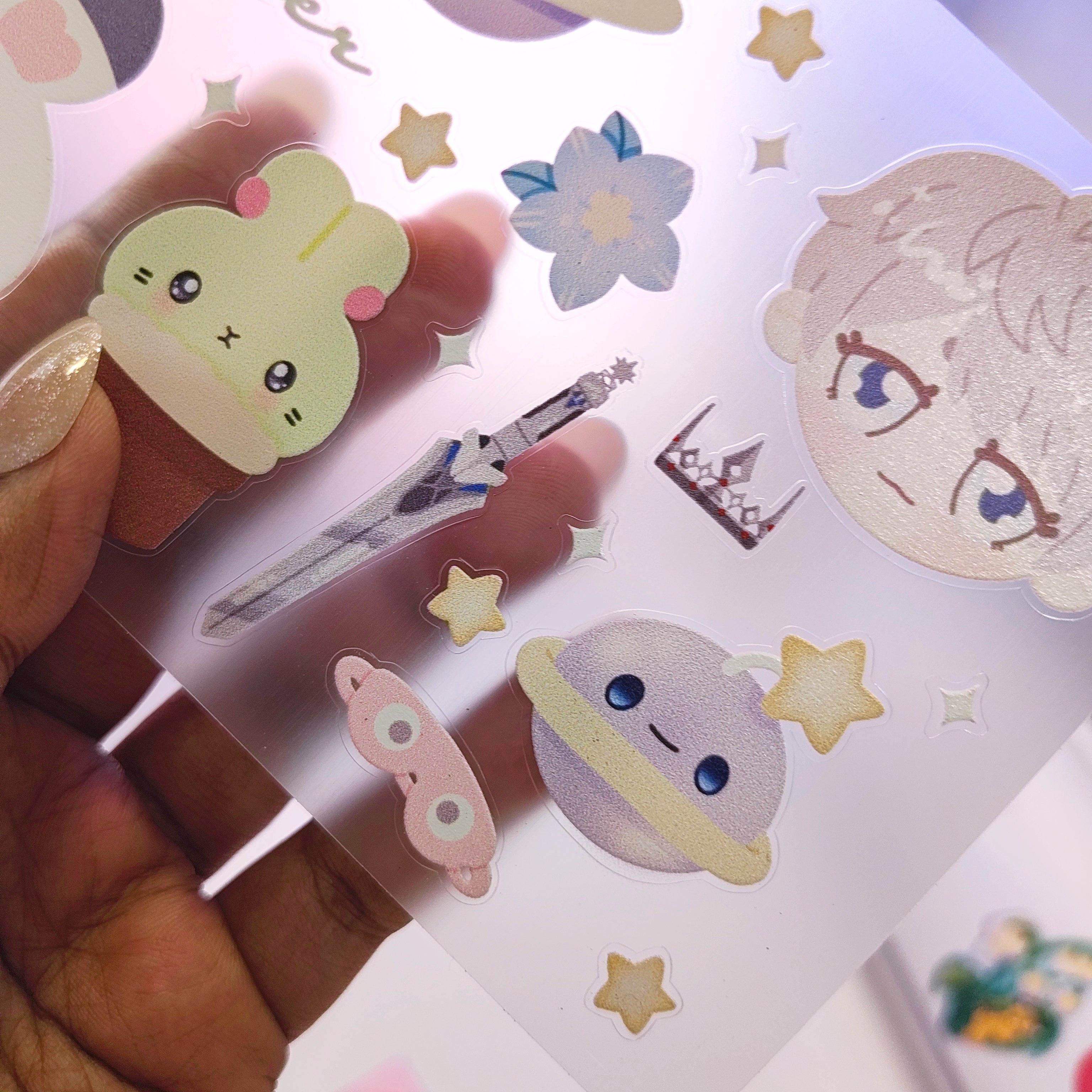 Love and Deepspace Xavier Clear Vinyl Sticker Sheet