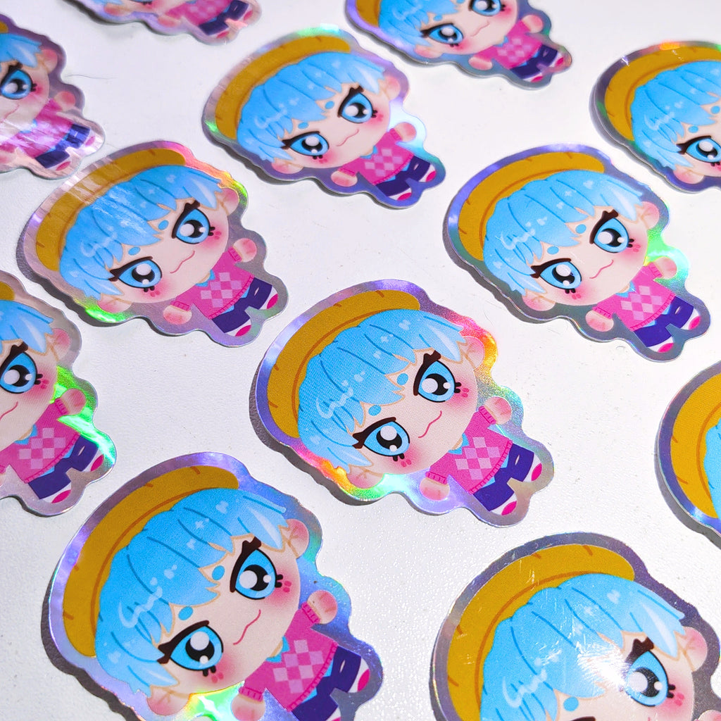 K-pop Demon Hunters: Saja Boys - Baby Saja Holographic Vinyl Sticker