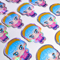 K-pop Demon Hunters: Saja Boys - Baby Saja Holographic Vinyl Sticker