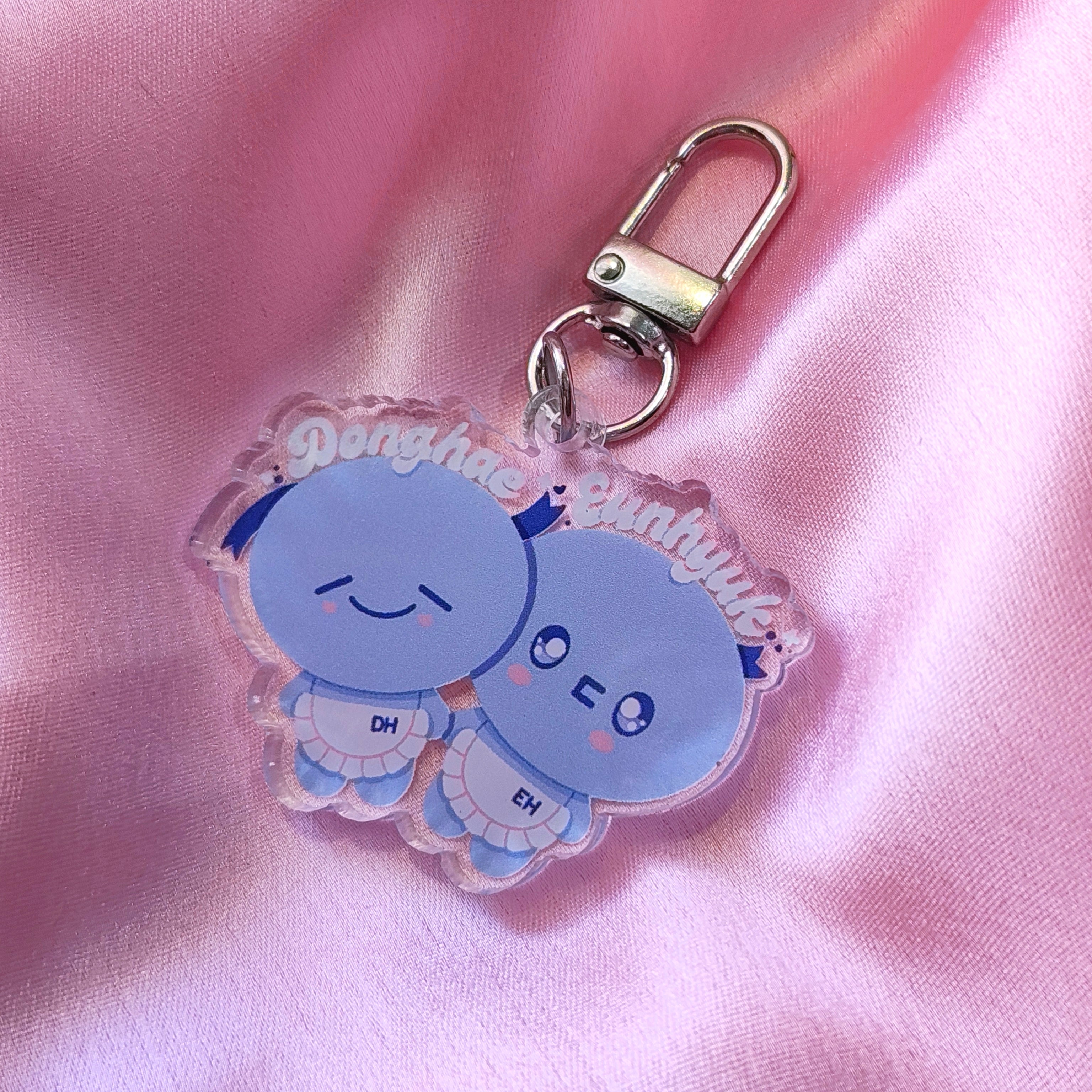 Donghae & Eunhyuk Doll Acrylic Keychain ♡