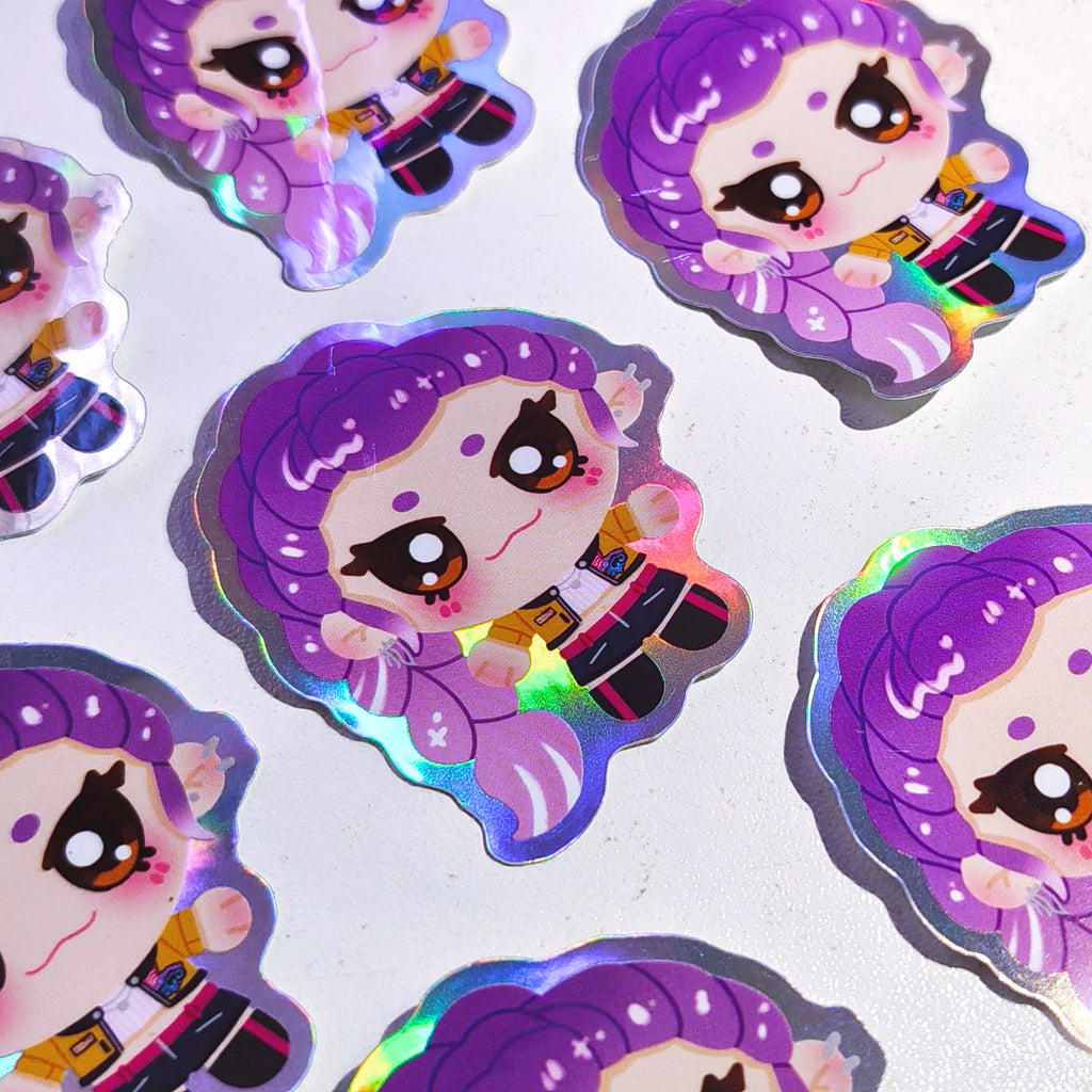 K-pop Demon Hunters: Huntrix - Rumi Holographic Vinyl Sticker