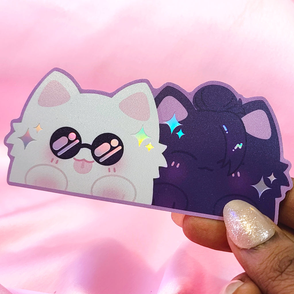 Jujutsu Kaisen Gojo + Geto Kitties Peeker ♡