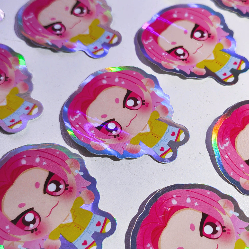 K-pop Demon Hunters: Saja Boys - Romance Holographic Vinyl Sticker