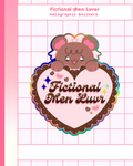 Fictional Men Lover Holographic Sticker