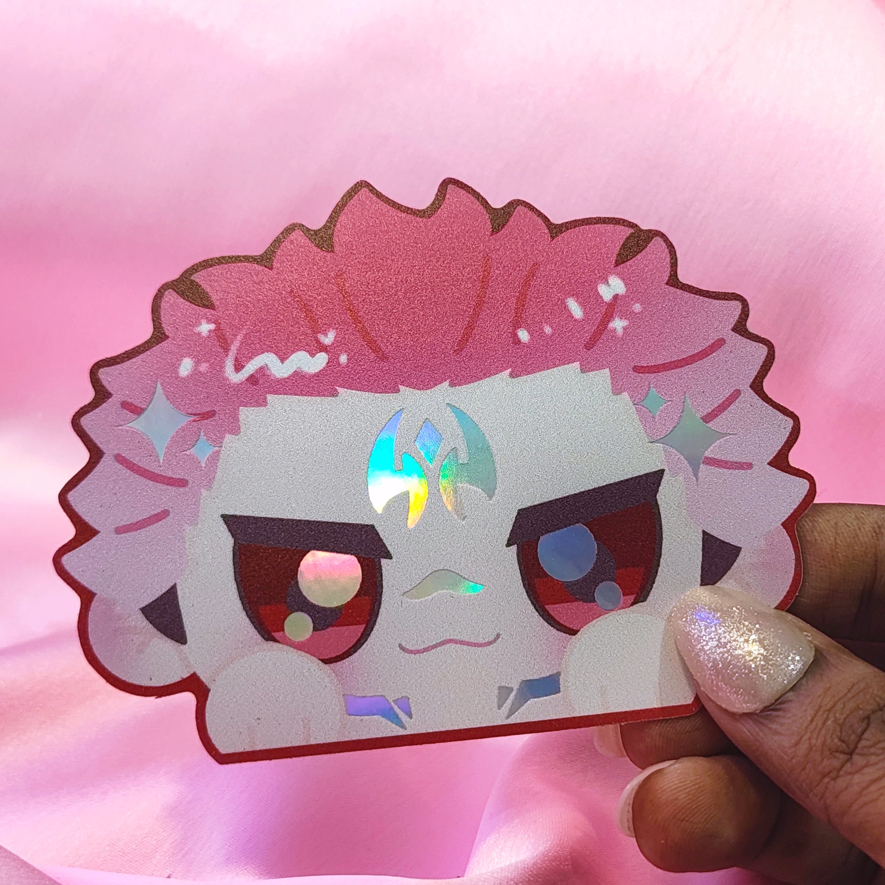 JJK Sukuna Peeker Sticker