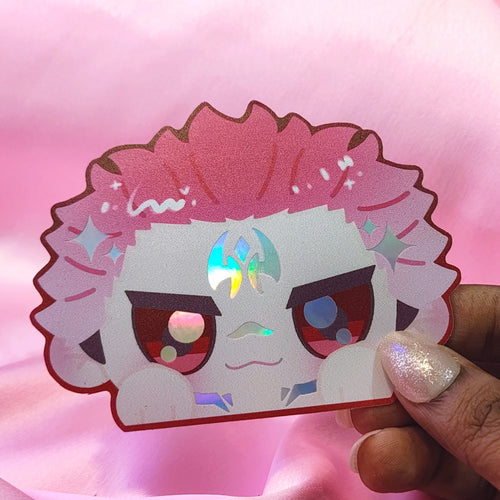 JJK Sukuna Peeker Sticker