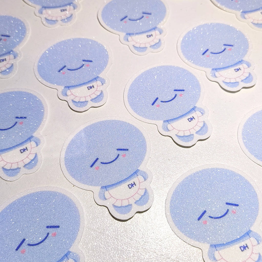 Super Junior D + E : Donghae Glitter Frost Vinyl Sticker