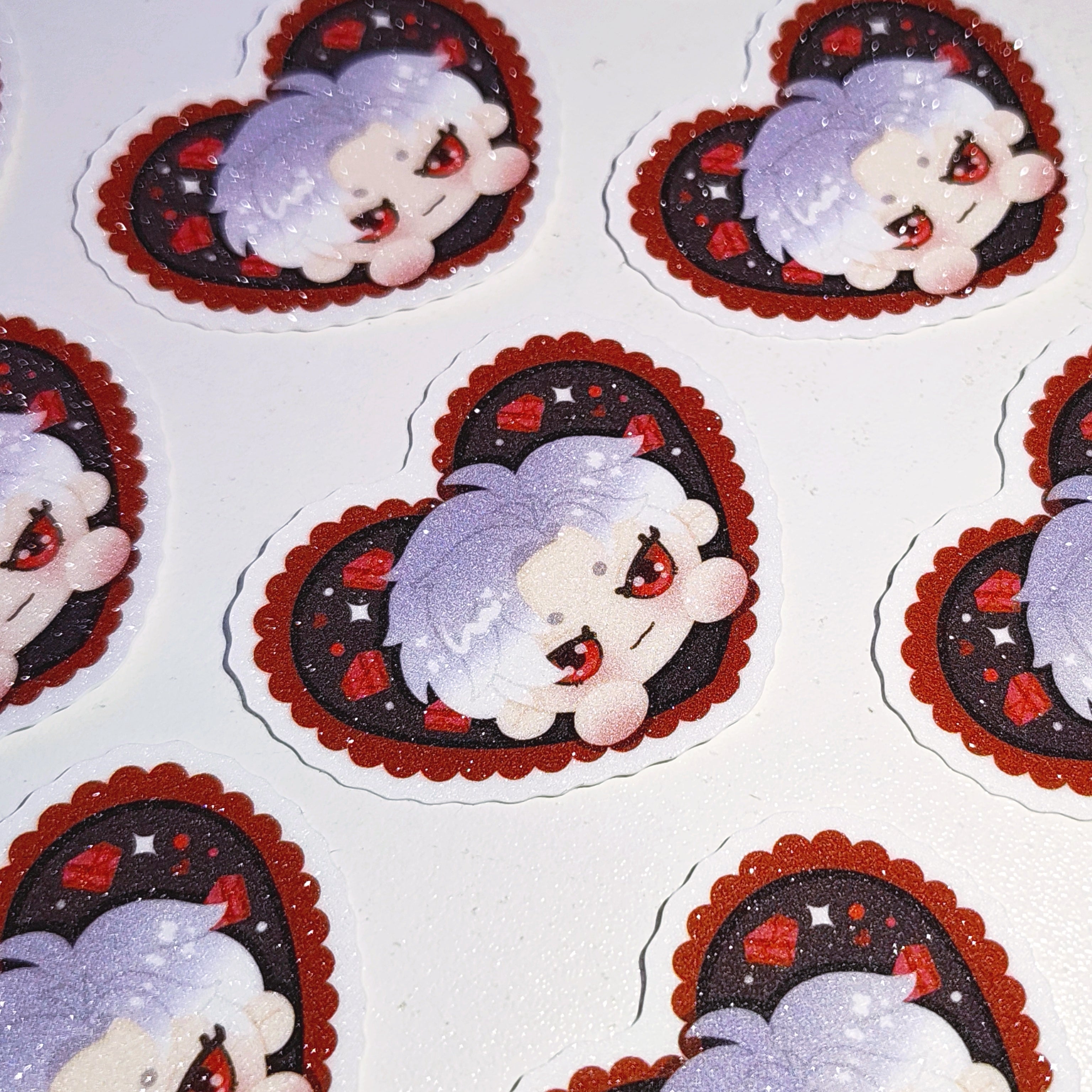 Love and Deepspace Sylus Glitter Frost Vinyl Sticker