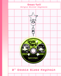 Green Yuri Glitter Keychain