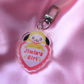 BTS’s Girl Heart Acrylic Keychains ♡