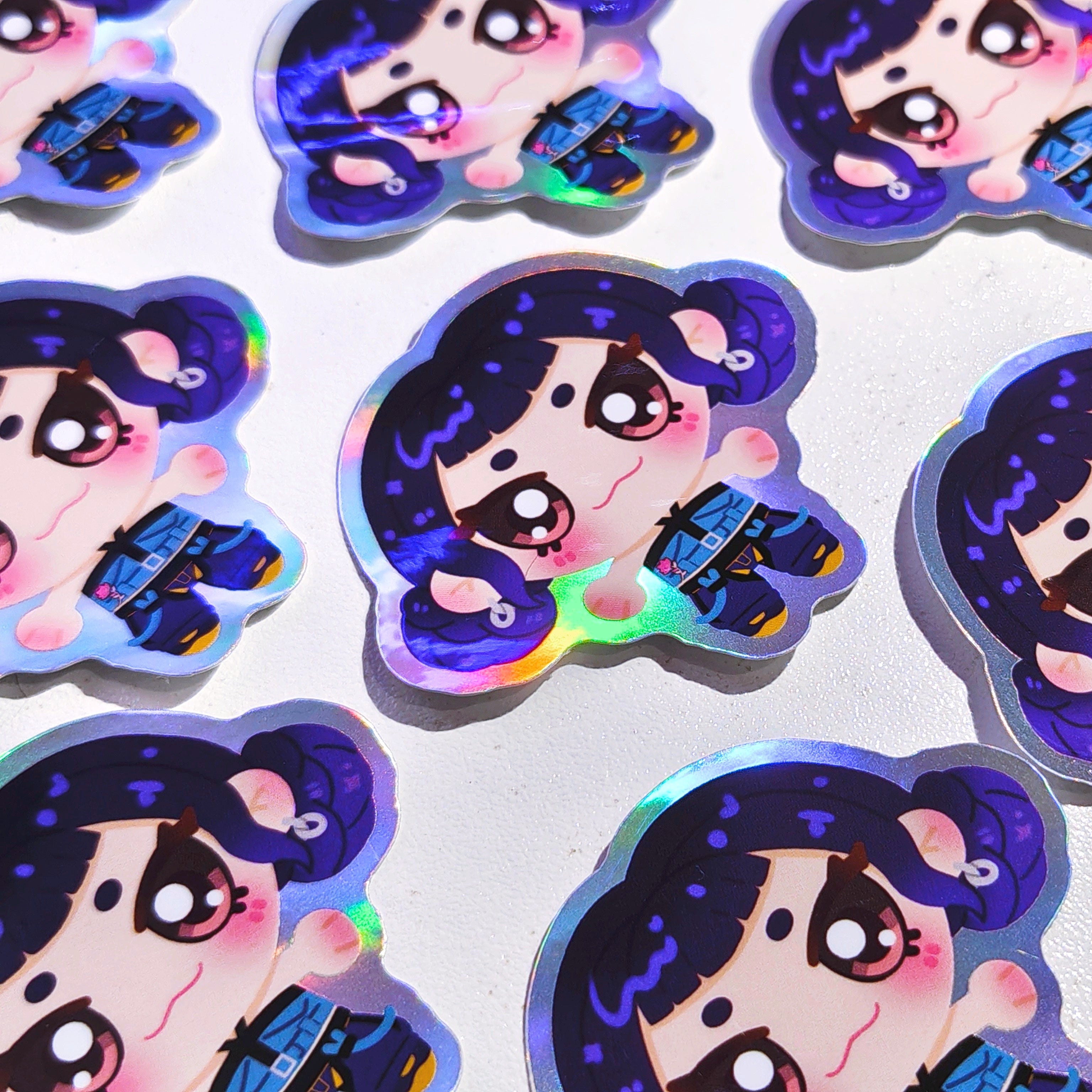 K-pop Demon Hunters: Huntrix - Zoey Holographic Vinyl Sticker