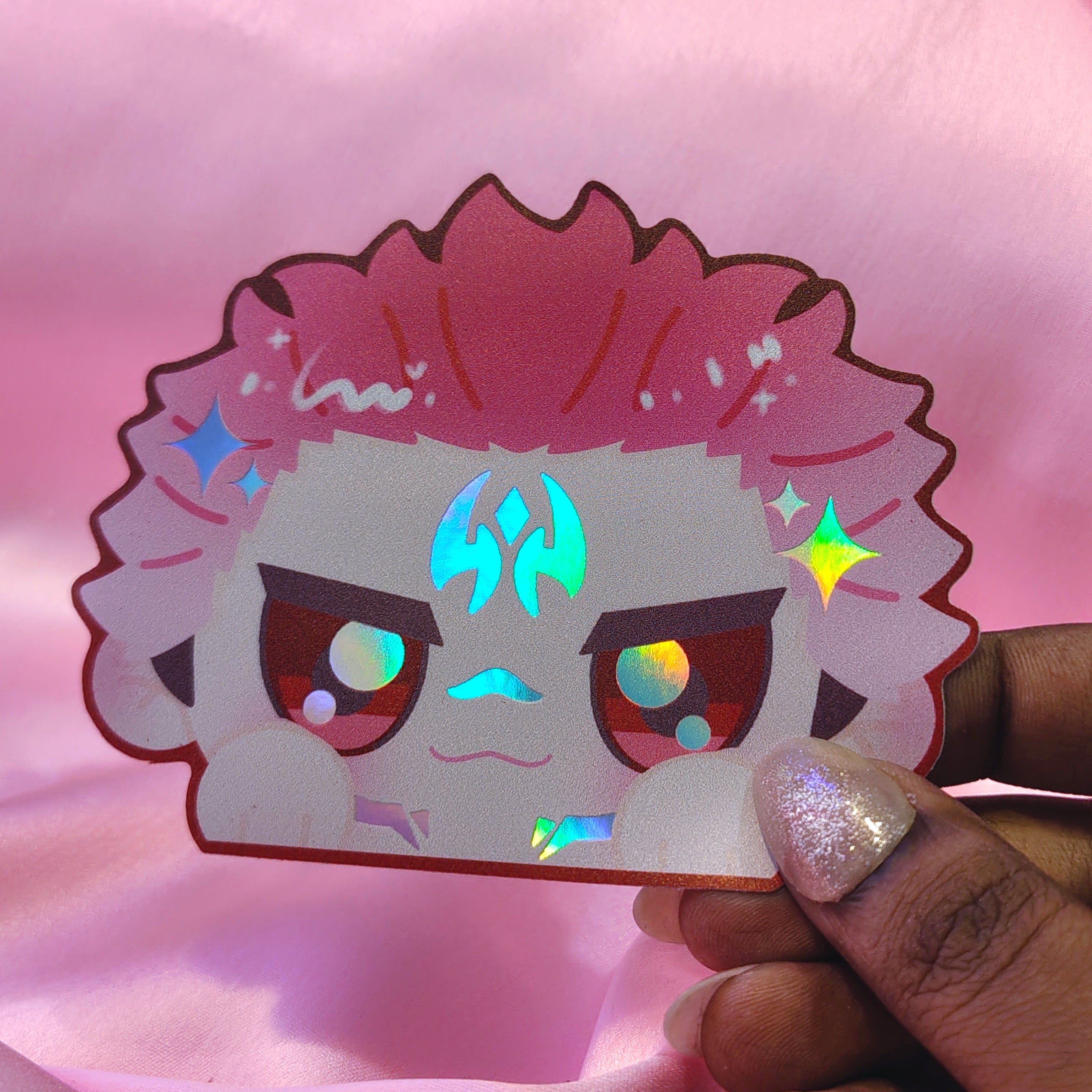 JJK Sukuna Peeker Sticker