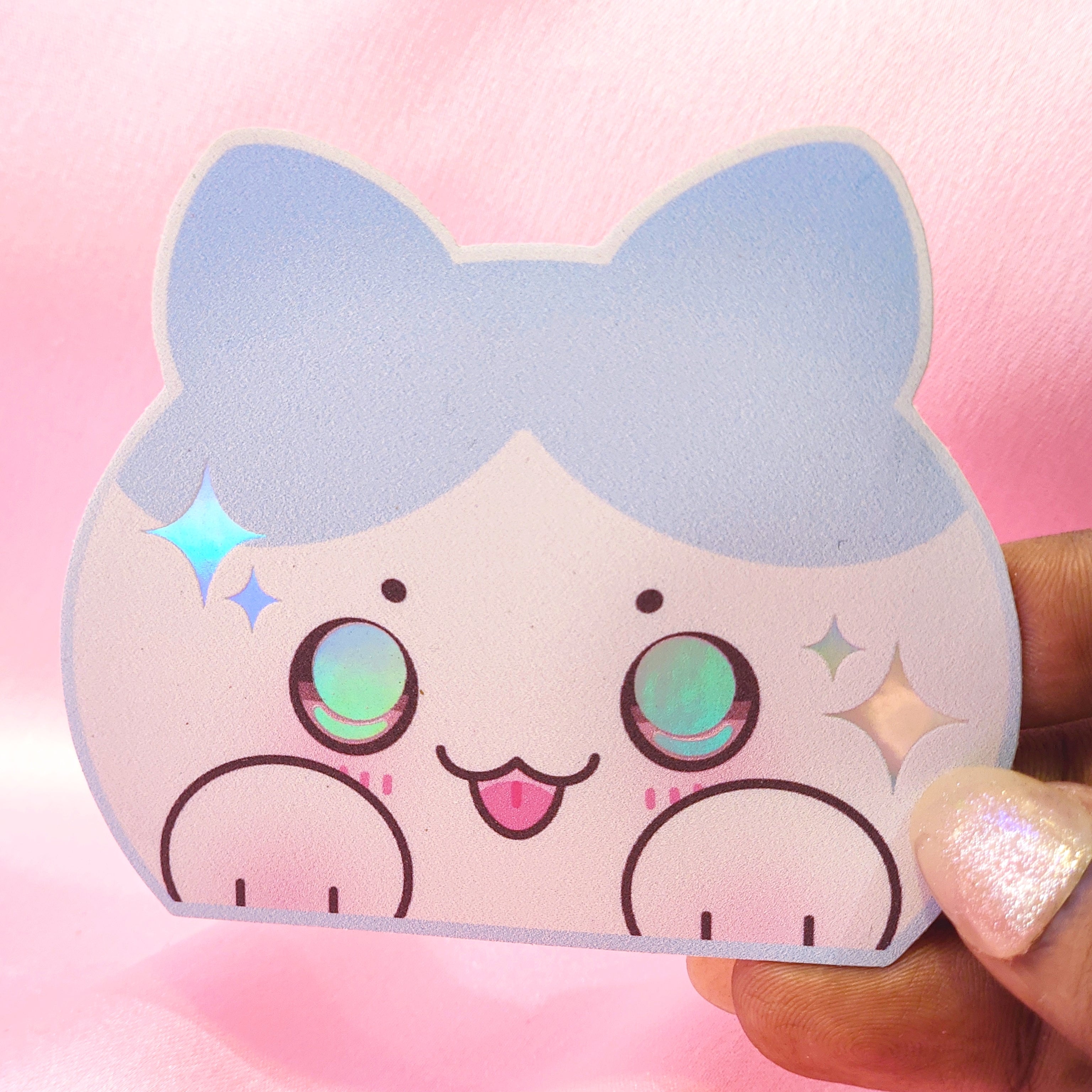 Hachiware Peeker Sticker