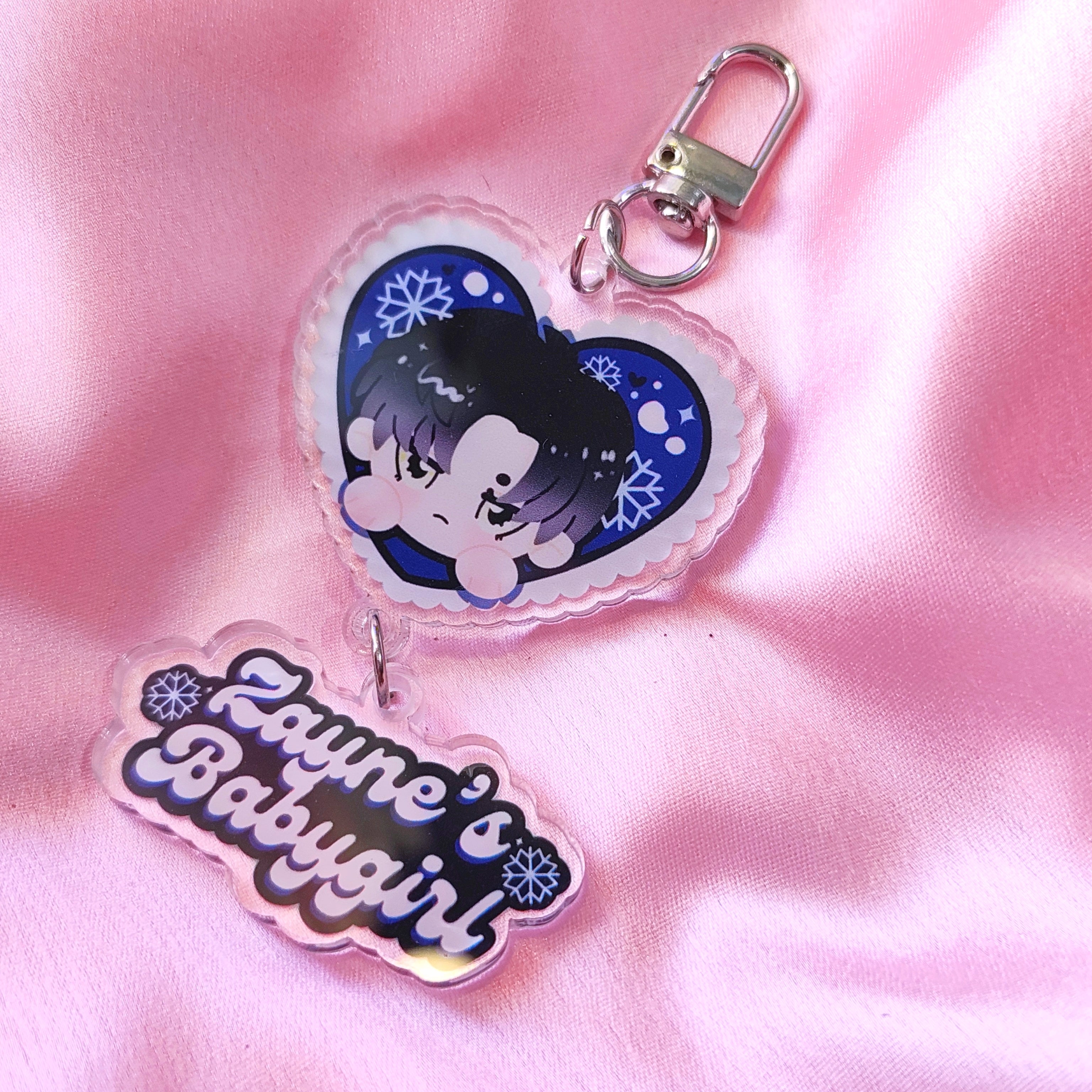 Love and Deepspace 💙 Zayne’s Babygirl Dangle Keychain ♡