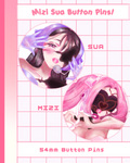 Mizi & Sua Zombie Stage Button Pins!
