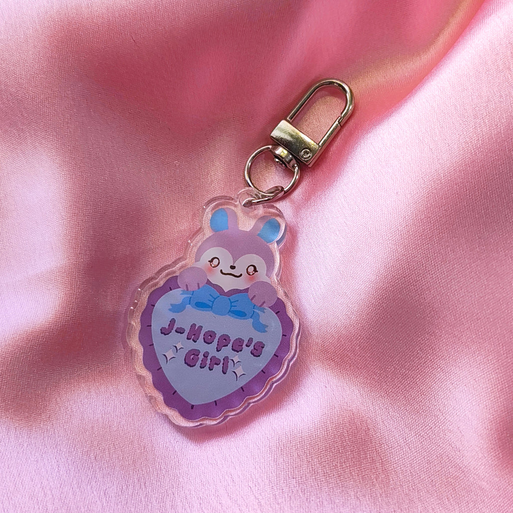 BTS’s Girl Heart Acrylic Keychains ♡