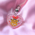 Kissy Hoshi Heart Acrylic Keychain ♡