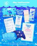 🐠🍞 Peach Harvest : CutePeachClub May 2026 : Peachy Tides Aquarium 🌊✨ Full Stationery + Ephemera Set