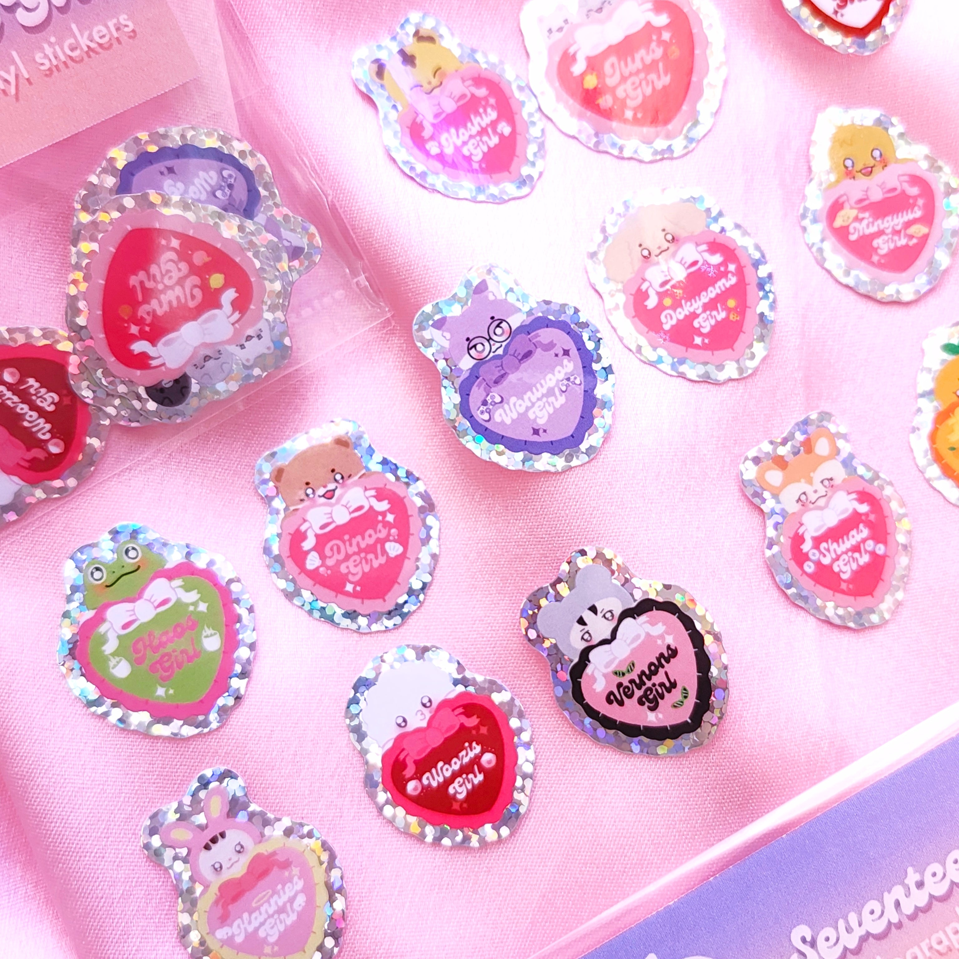 Seventeen's Girl Twinkle Pop Vinyl Stickers