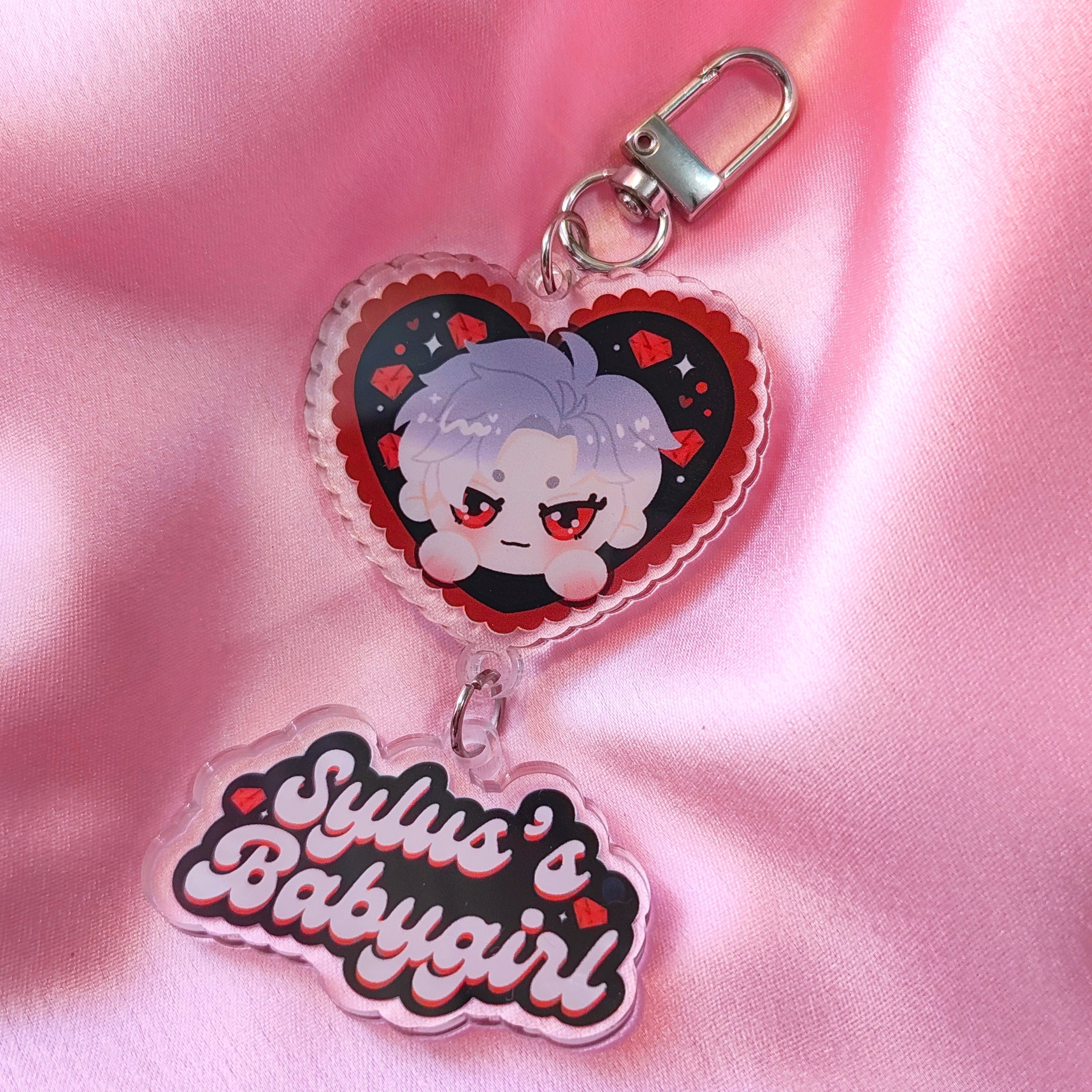 Love and Deepspace ❤️ Sylus’s Babygirl Dangle Keychain ♡