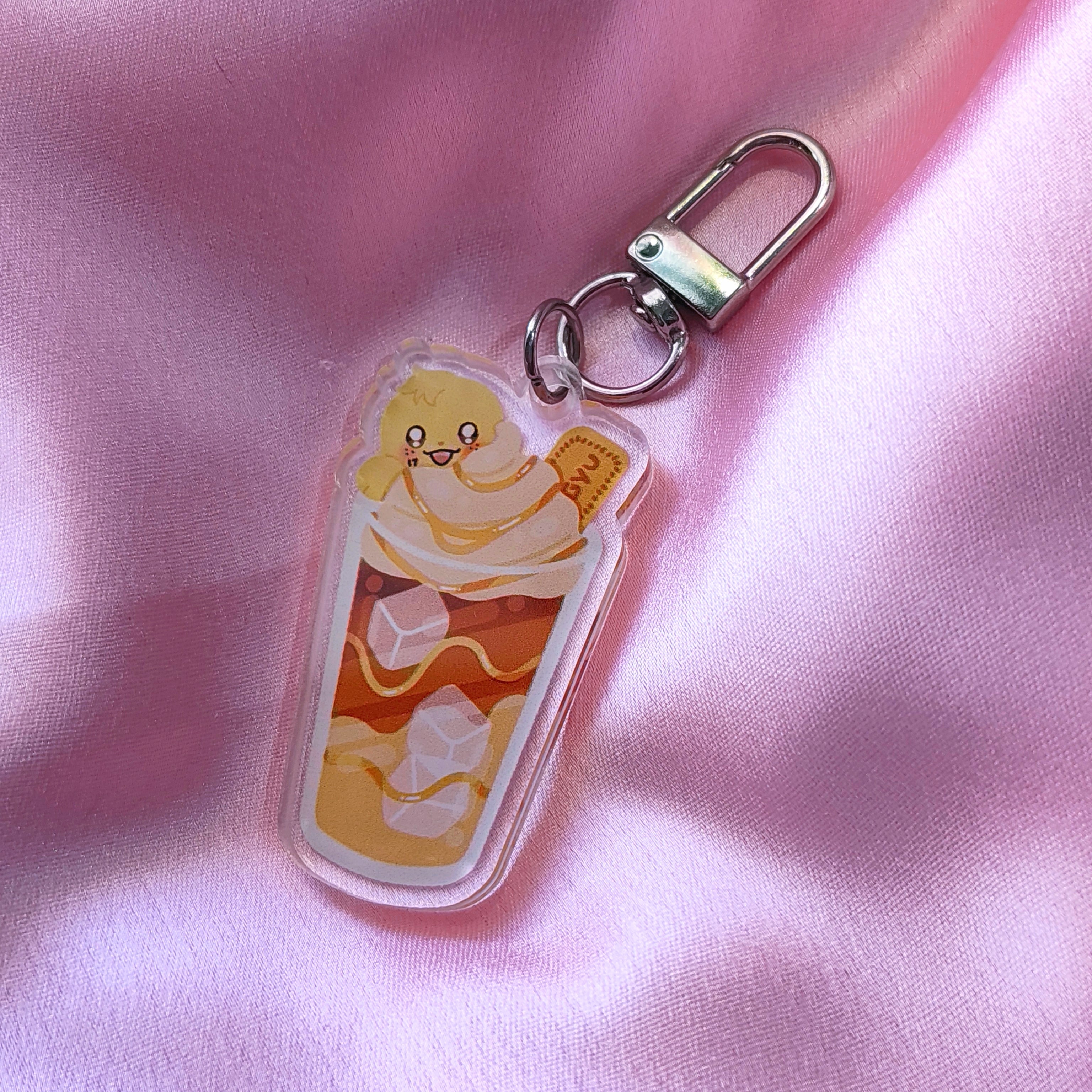 🍪🐶 Mingyu’s Gyul-den Retriever Frappe Acrylic Keychain ♡