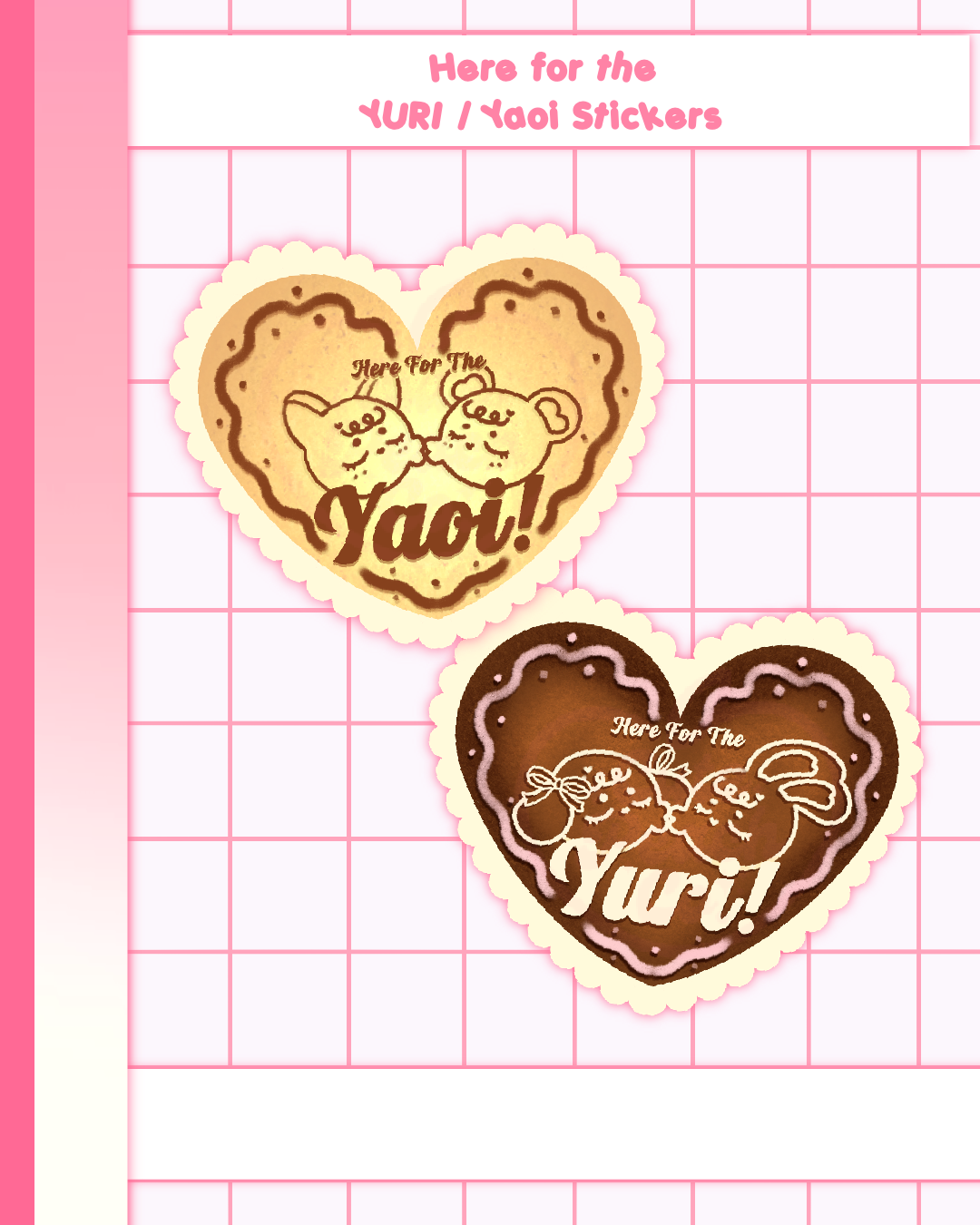 Here for the YURI / Yaoi Stickers!