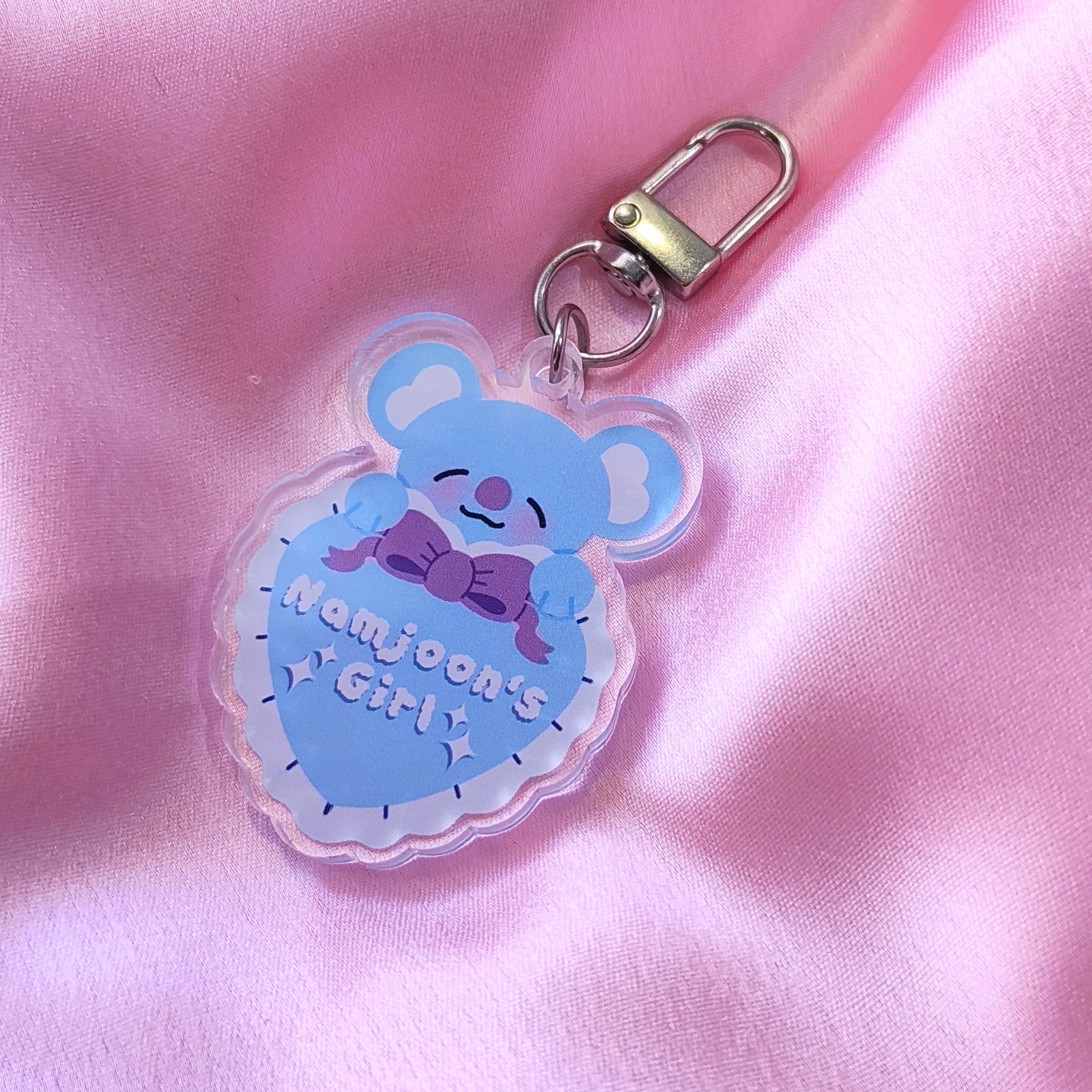BTS’s Girl Heart Acrylic Keychains ♡