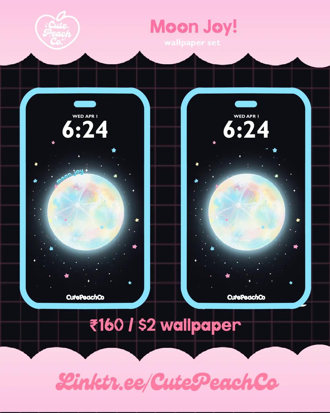 Moon Joy ✦ Wallpaper Set (Digital Download)