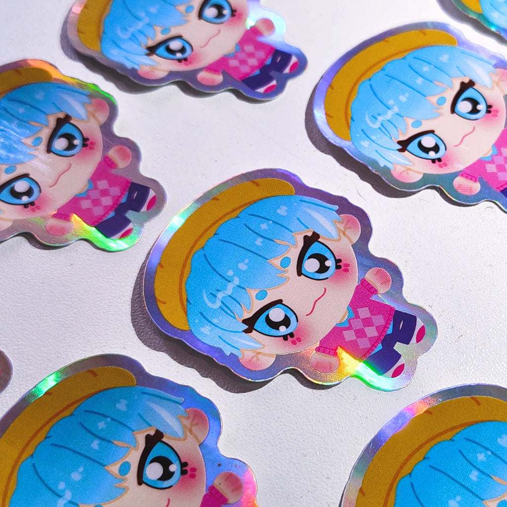 K-pop Demon Hunters: Saja Boys - Baby Saja Holographic Vinyl Sticker