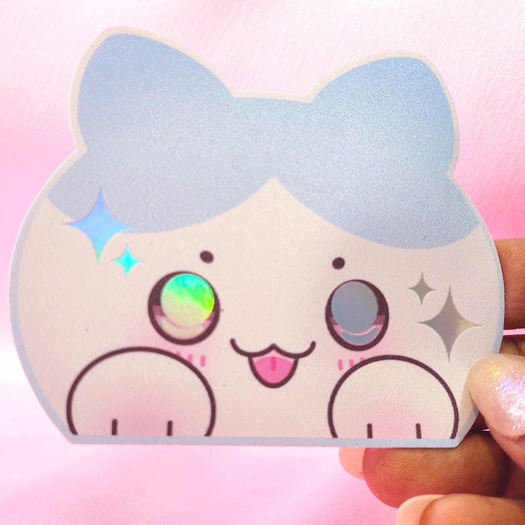 Hachiware Peeker Sticker