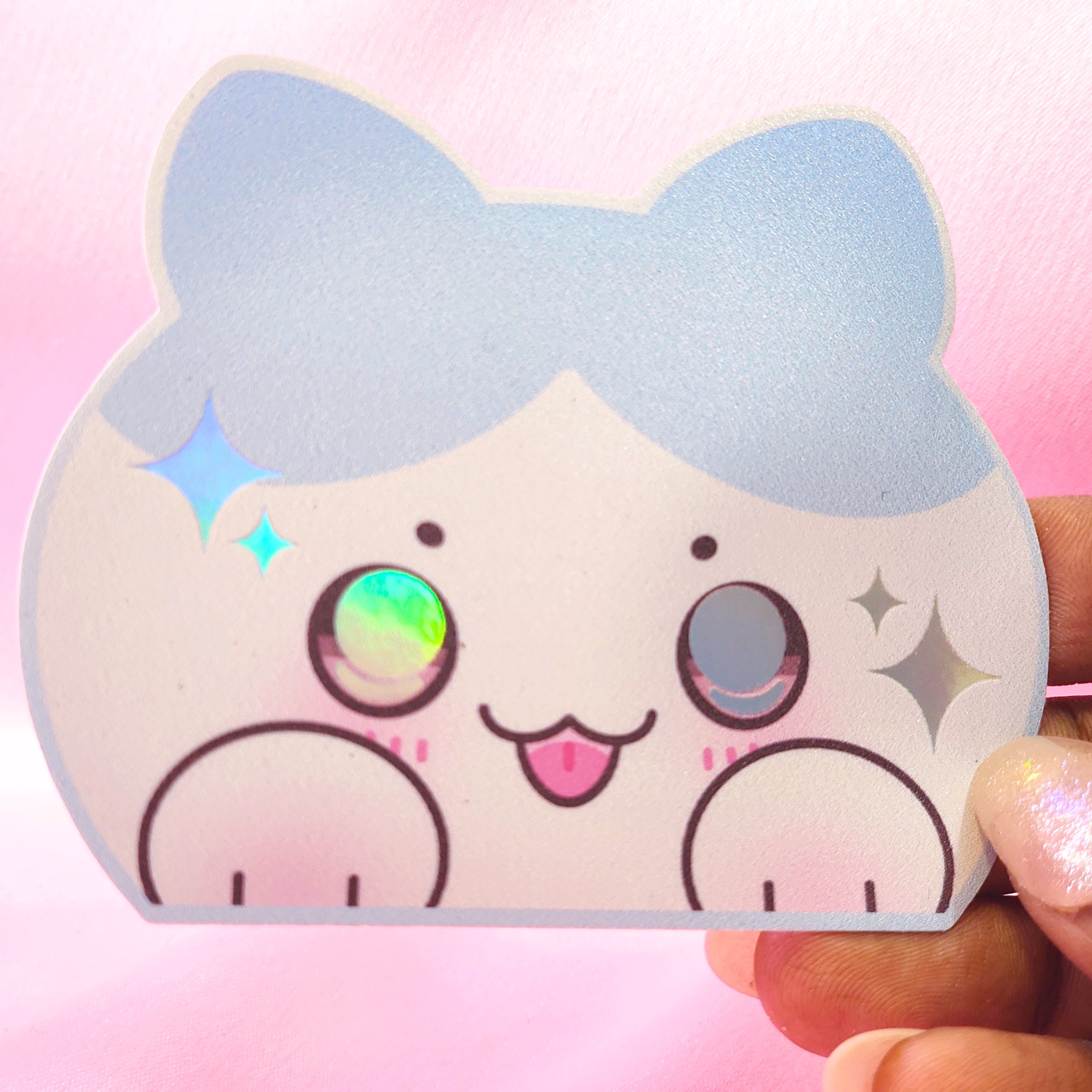 Hachiware Peeker Sticker