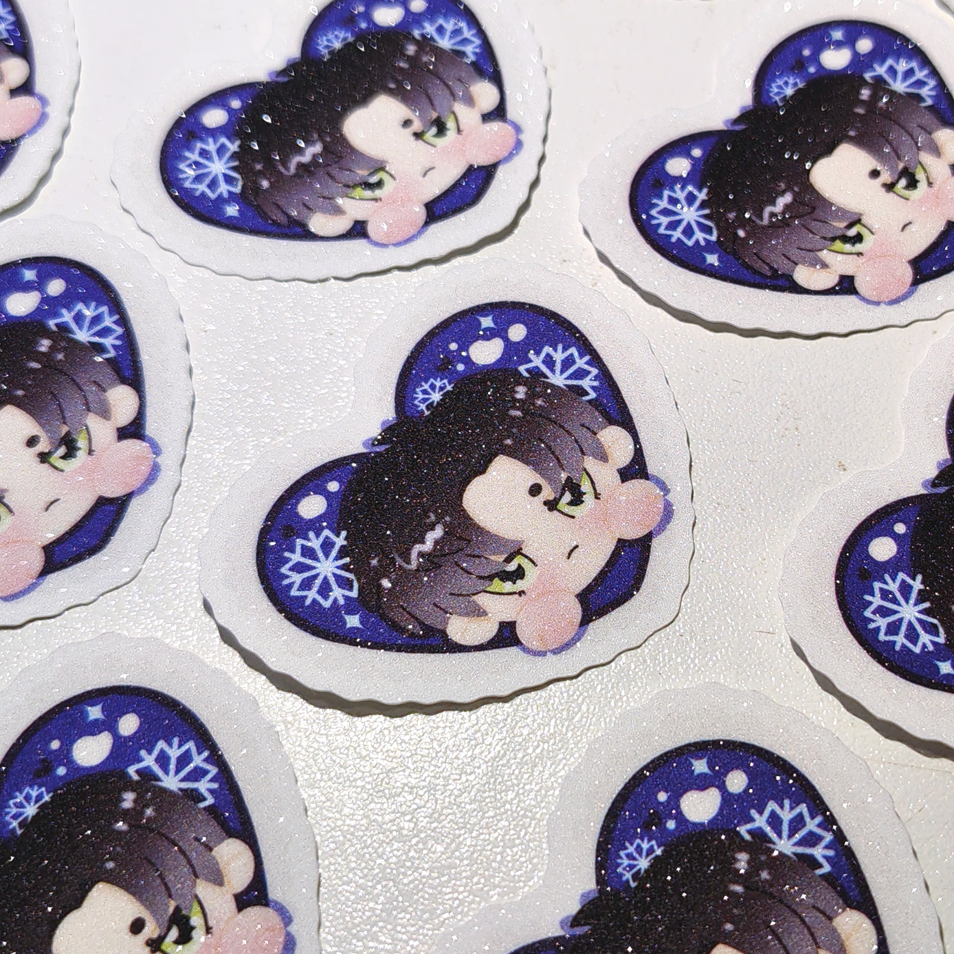 Love and Deepspace Zayne Glitter Frost Vinyl Sticker
