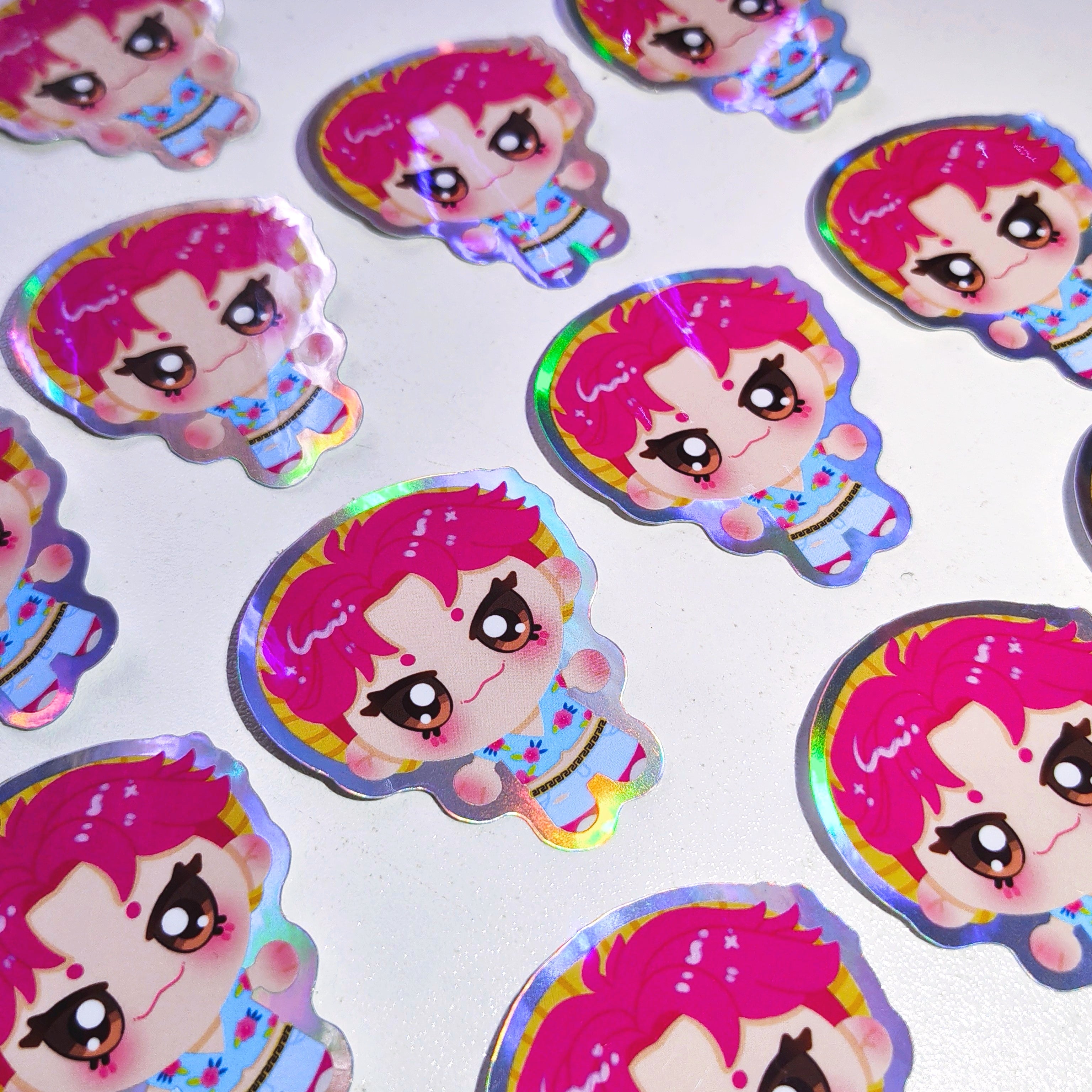 K-pop Demon Hunters: Saja Boys - Abby Holographic Vinyl Sticker