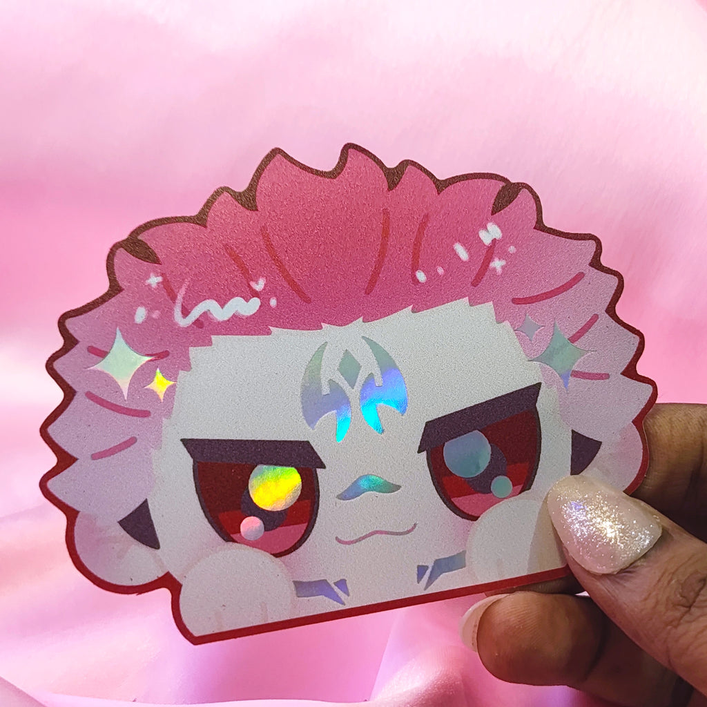 JJK Sukuna Peeker Sticker