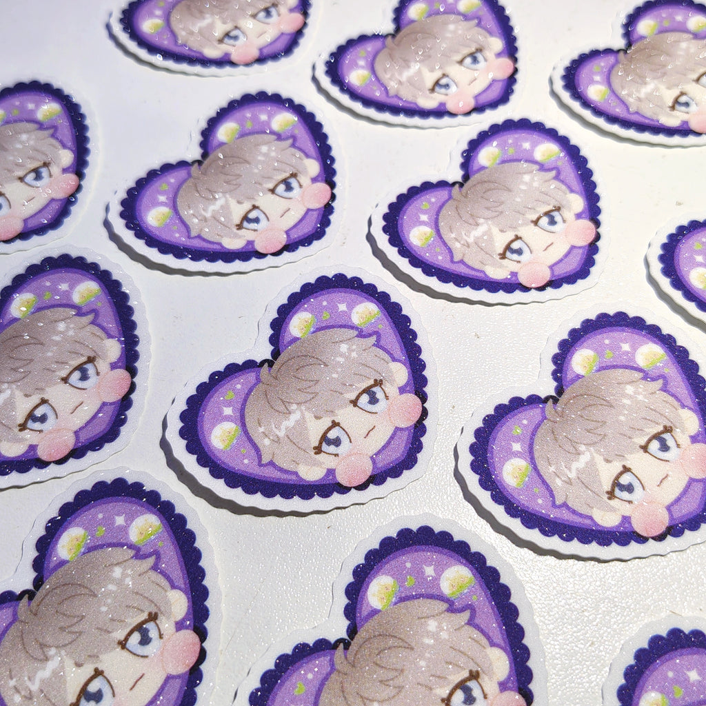 Love and Deepspace Xavier Glitter Frost Vinyl Sticker