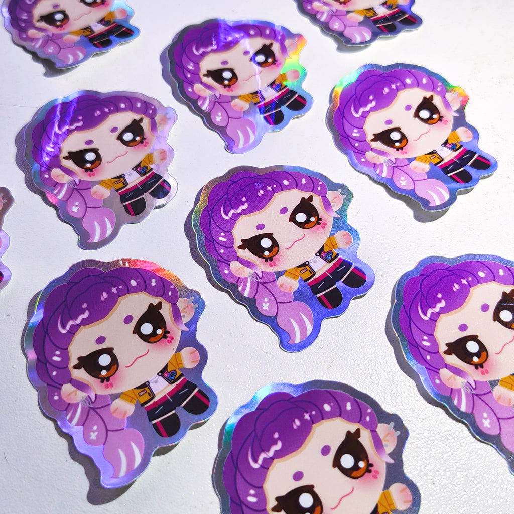 K-pop Demon Hunters: Huntrix - Rumi Holographic Vinyl Sticker