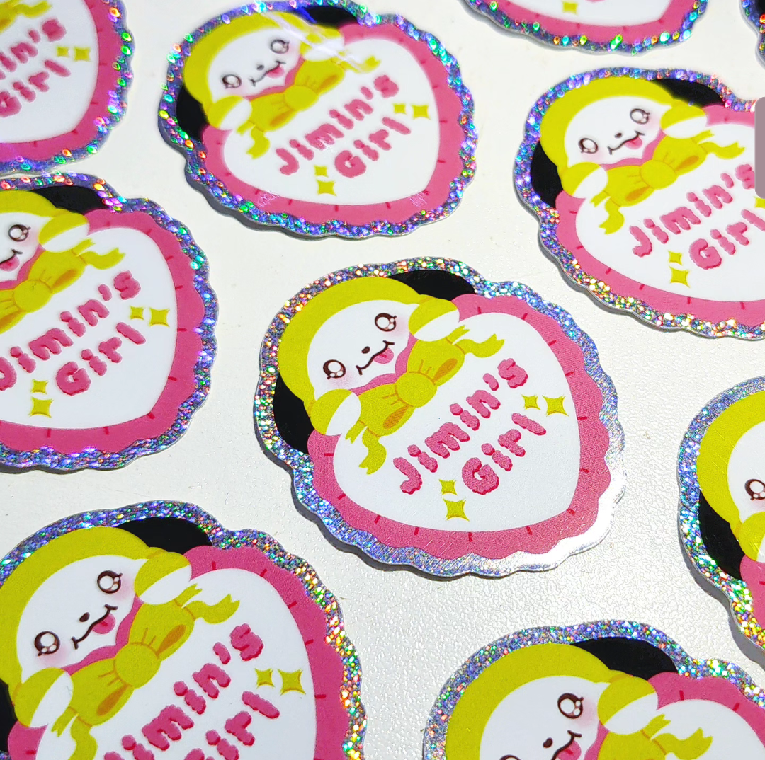 BTS's Girl Stardust Vinyl Sticker